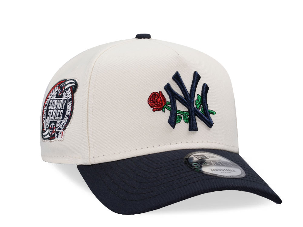 New Era New York Yankees Subway Series 2000 Chrome Two Tone Edition 9Forty A Frame Snapback Gorra