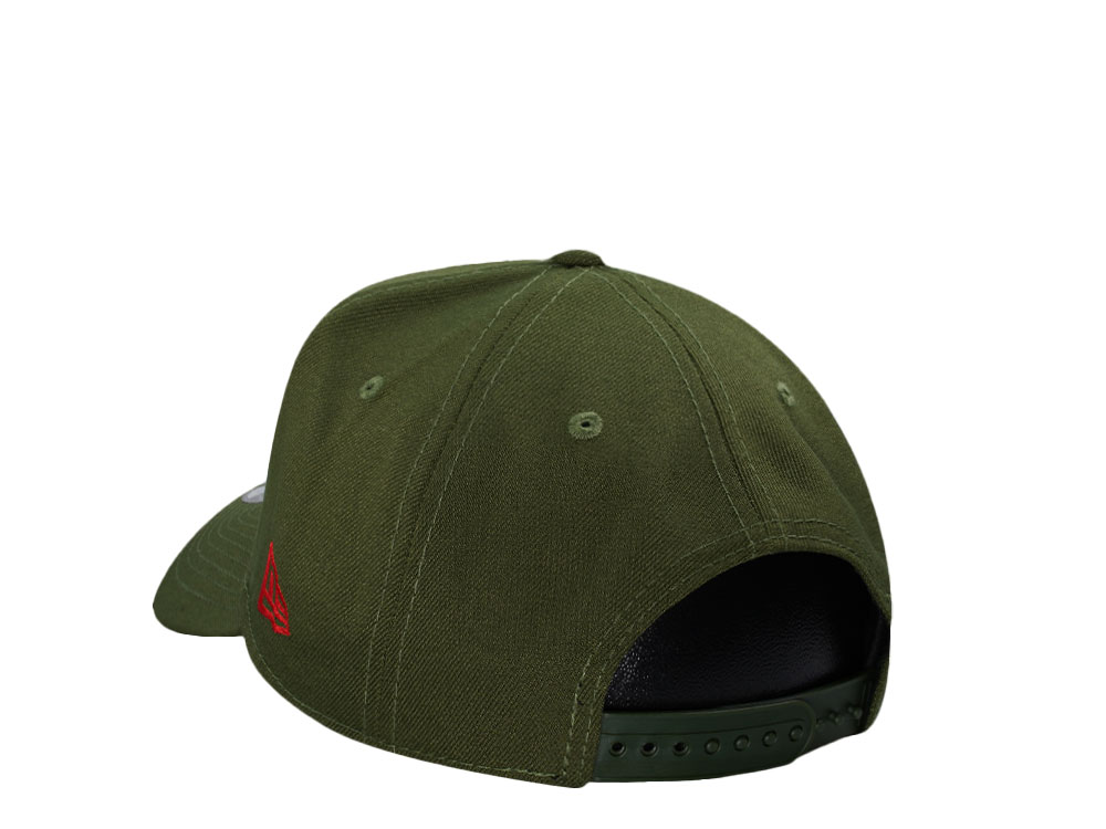New Era Anaheim Ducks 30th Anniversary Horror Pack Rifle Green Edition 9Forty A Frame Snapback Gorra