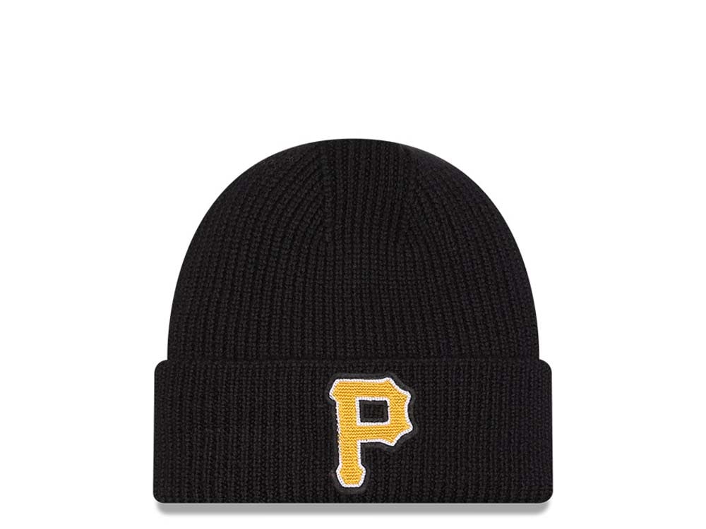 New Era Pittsburgh Pirates Skull Knit Black Gorro