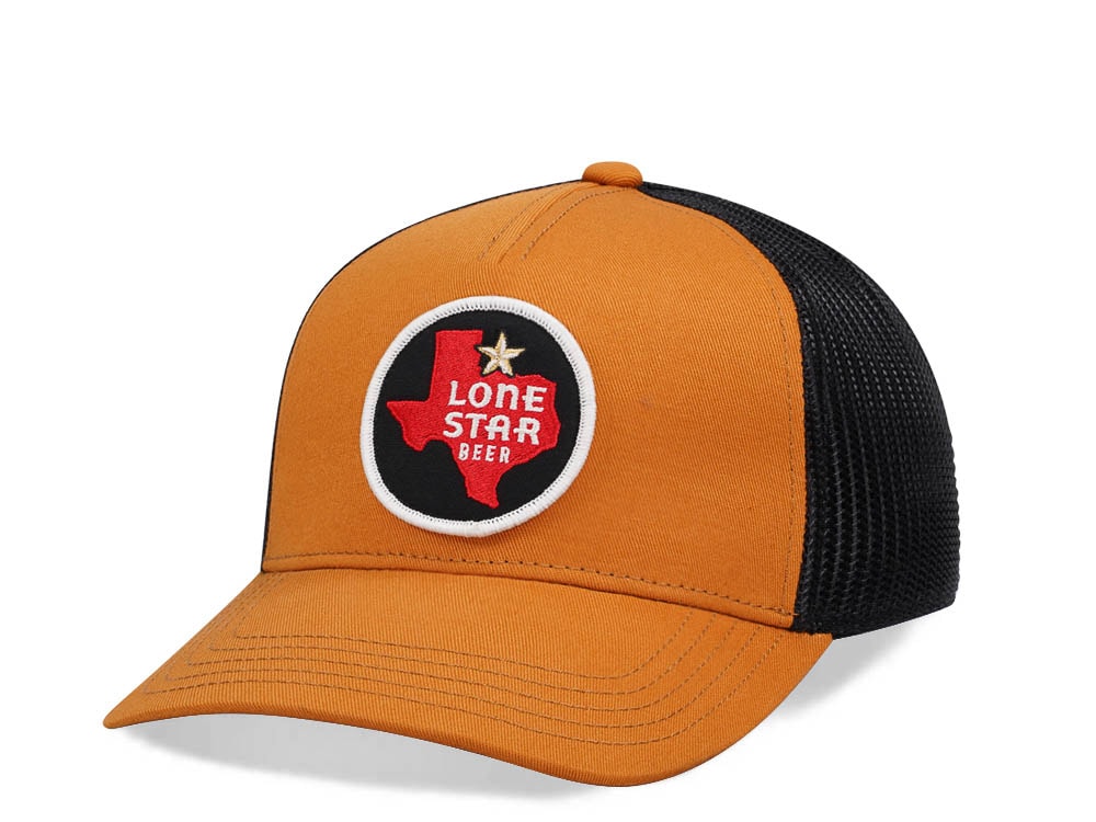 American Needle Lone Star Twill Valin Patch Trucker Snapback Gorra