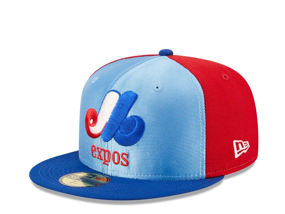 New Era Montreal Expos All Star Game 1982 Powder Blues Sky Throwback Edition 59Fifty Fitted Gorra