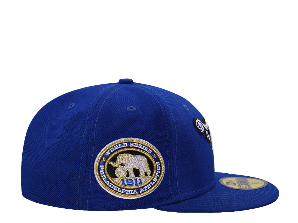 New Era Philadelphia Athletics World Series 2011 Wool Blue Prime Edition 59Fifty Fitted Gorra