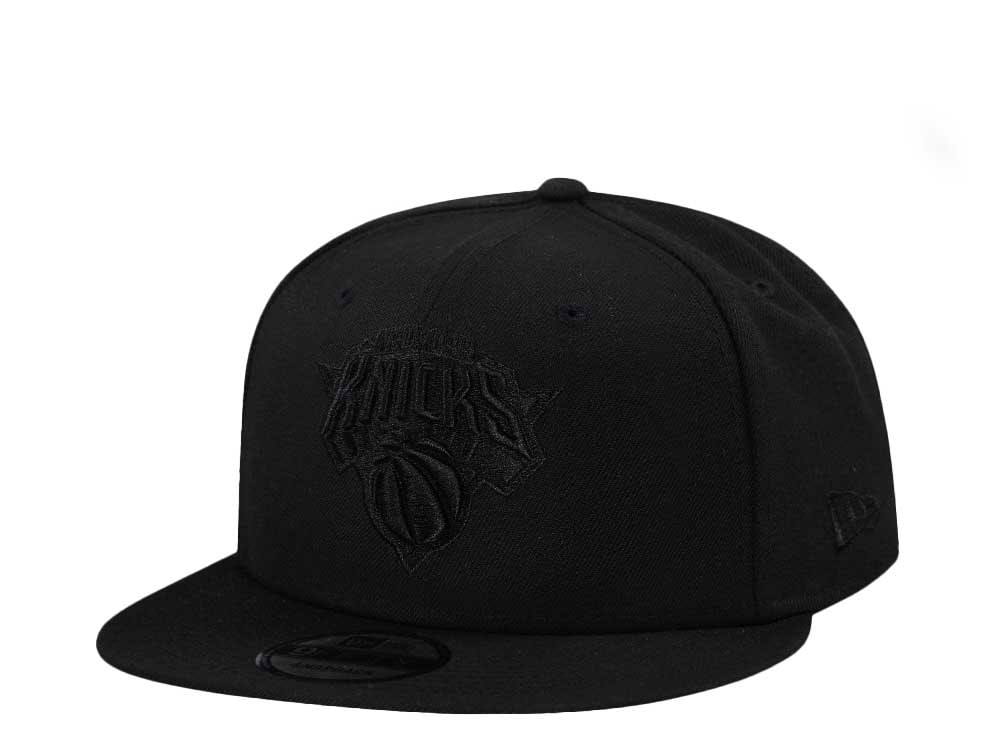 New Era New York Knicks Black Classic Edition 9Fifty Snapback Gorra