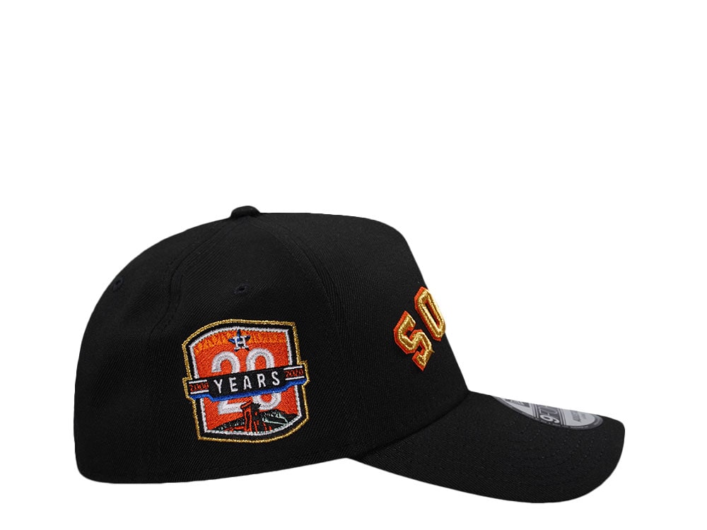 New Era Houston Astros 20th Anniversary Metallic Prime Edition 9Forty A Frame Snapback Gorra