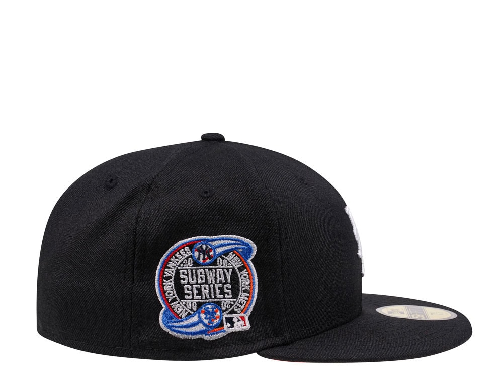 New Era New York Mets Subway Series Black and Red Edition 59Fifty Fitted Gorra