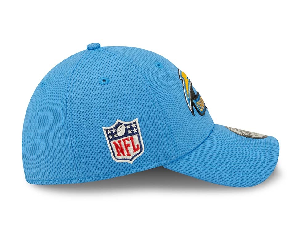 New Era Los Angeles Chargers Light Blue Coach NFL Sideline 2022 39Thirty Stretch Gorra