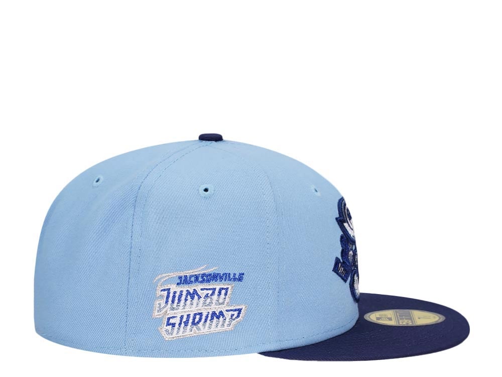 New Era Jacksonville Jumbo Shrimp Hockey Iced Two Tone Edition 59Fifty Fitted Gorra