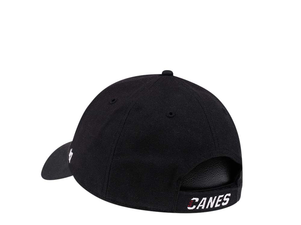 47Brand Carolina Hurricanes Classic Black Strapback Gorra