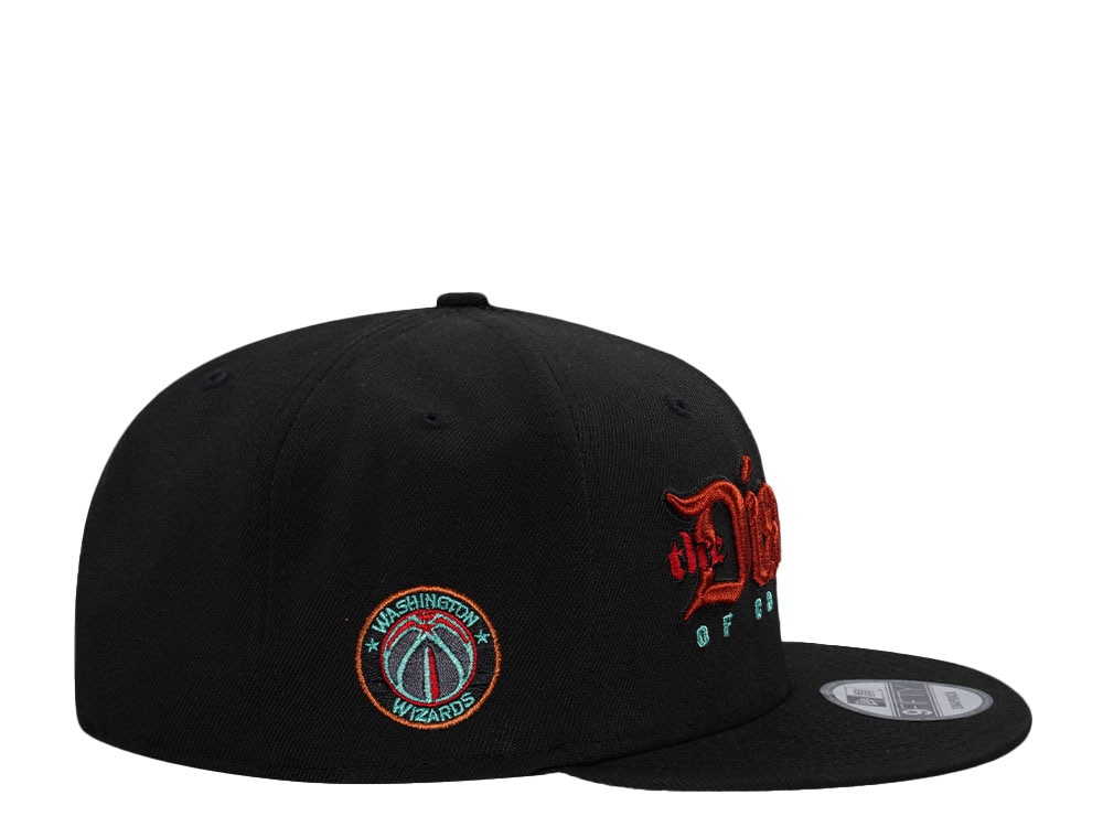 New Era Washington Wizards The District of Columbia Edition Black 9Fifty Snapback Gorra