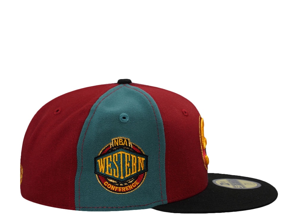 New Era Seattle Super Sonics NBA Western Conference Pinwheel Edition 59Fifty Fitted Gorra