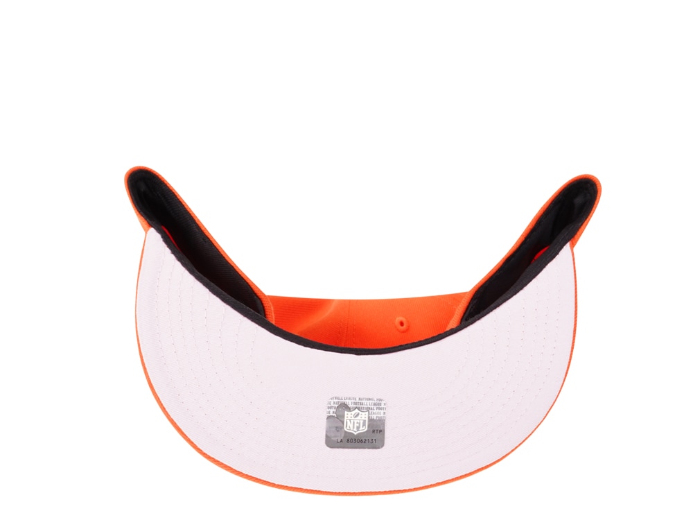 New Era Denver Broncos Orange Chainstitchheart Edition 59Fifty Fitted Gorra