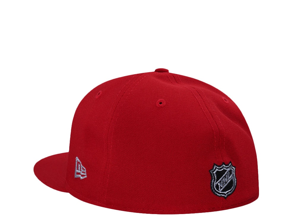 New Era Chicago Blackhawks Stanley Cup 2010 Scarlet Metallic Edition 59Fifty Fitted Gorra