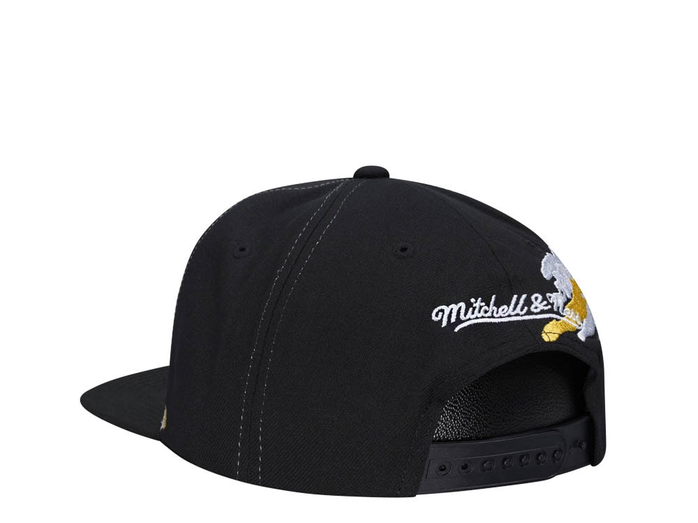 Mitchell & Ness Pittsburgh Penguins Vintage Paintbrush Snapback Gorra