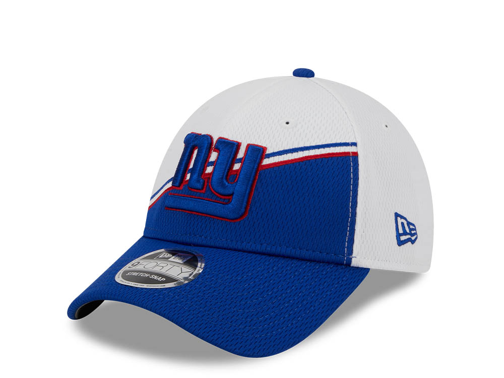 New Era New York Giants NFL Sideline 2023 Blue White  9Forty Snapback Gorra