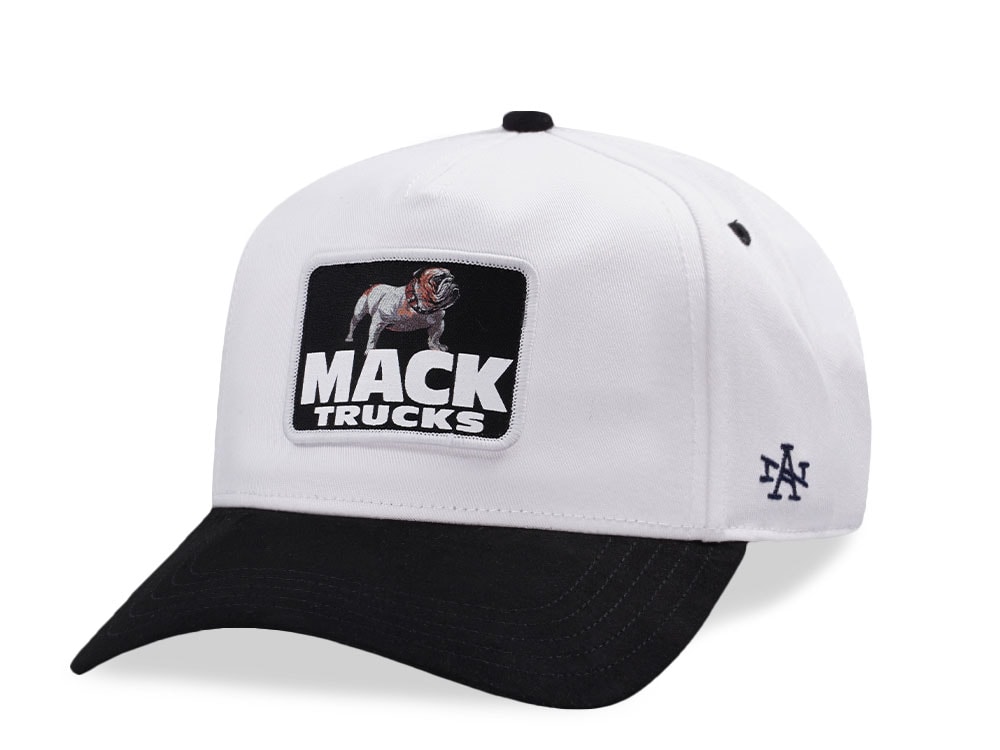 American Needle Mack Trucks White Roscoe Edition Snapback Gorra