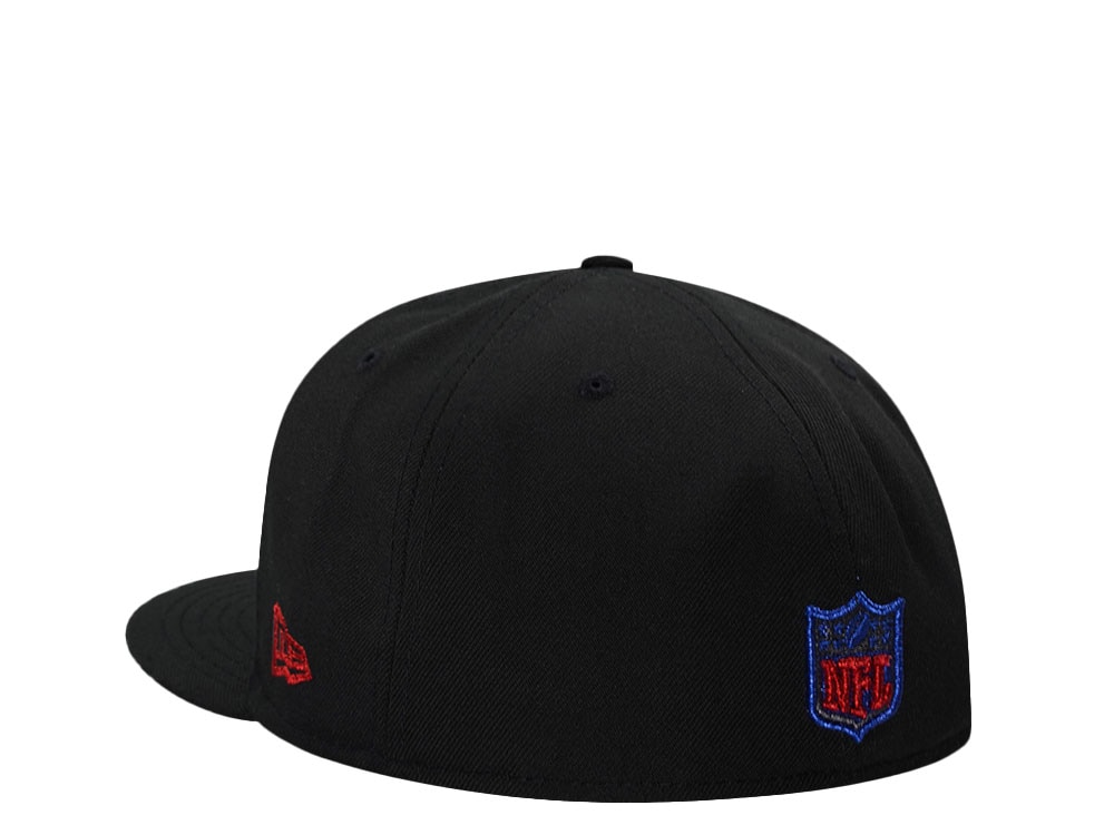 New Era Houston Texans Battle Red Black Metallic Edition 59Fifty Fitted Gorra