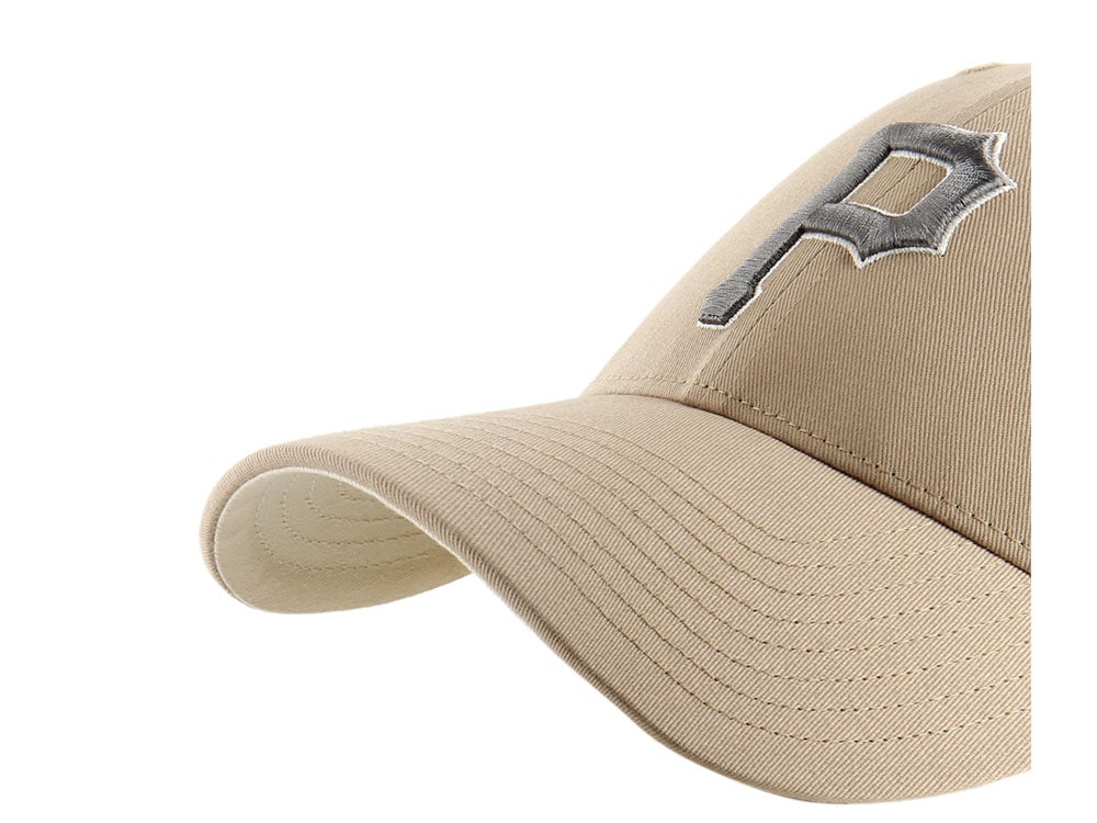47Brand Pittsburgh Pirates Khaki Branson Edition Trucker MVP Snapback Gorra