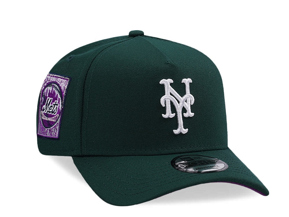 New Era New York Mets 25th Anniversary Dark Green Prime Edition 9Forty A Frame Snapback Gorra
