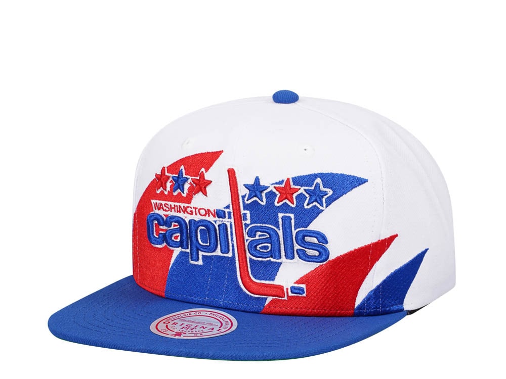 Mitchell & Ness Washington Capitals Vintage Sharktooth Snapback Gorra
