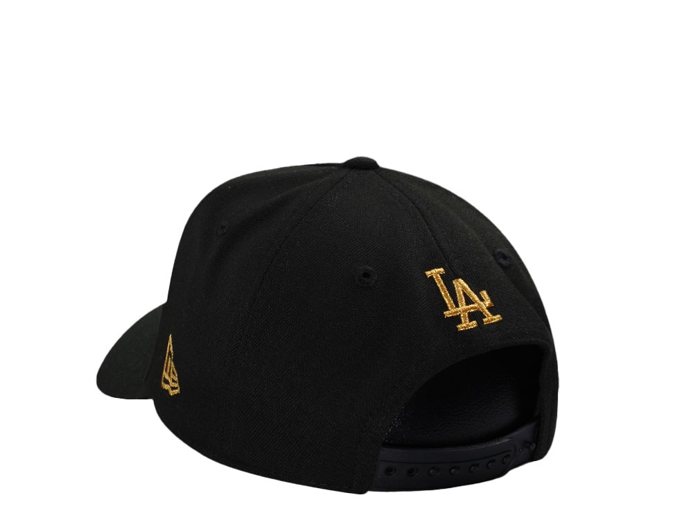 New Era Los Angeles Dodgers Ohtani Black Gold Prime Edition 9Forty A Frame Snapback Gorra