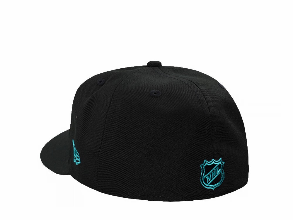 New Era Anaheim Ducks Black Classic Edition Pre Curved 59Fifty Fitted Gorra
