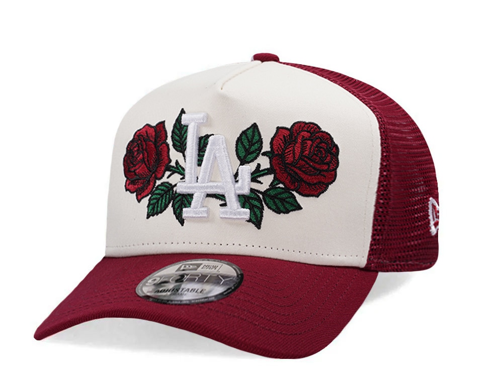New Era Los Angeles Dodgers Rose Chrome Two Tone Edition 9Forty A Frame Trucker Snapback Gorra