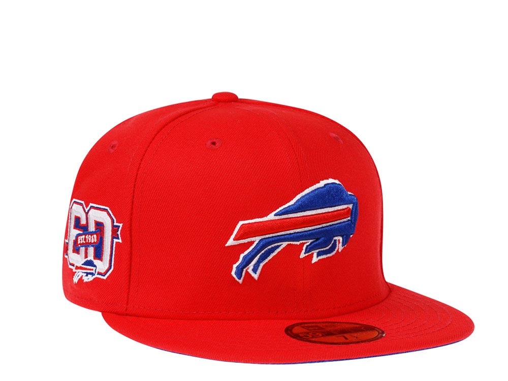 New Era Buffalo Bills 60th Anniversary Red Edition 59Fifty Fitted Gorra