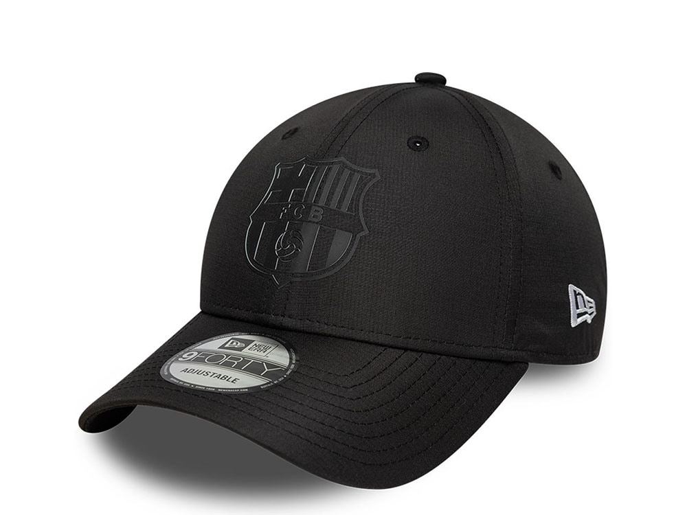 New Era Barcelona Black Ripstop Fc 9Forty Strapback Gorra