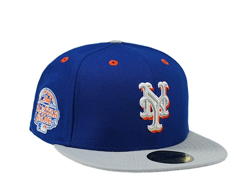 New Era New York Mets All Star Game 2013 Royal Gray 59Fifty Fitted Gorra
