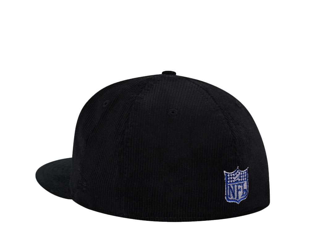 New Era Seattle Seahawks Pro Bowl 1990 Black Corduroy Edition 59Fifty Fitted Gorra