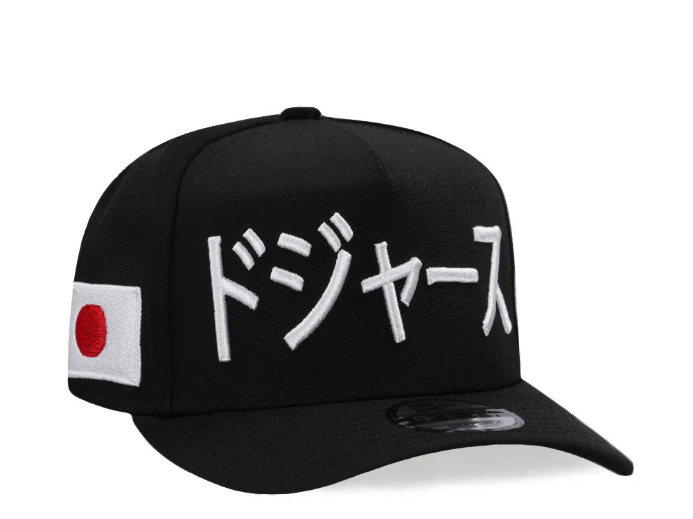 New Era Los Angeles Dodgers Kanji Japan Black Prime Edition 9Fifty A Frame Snapback Gorra