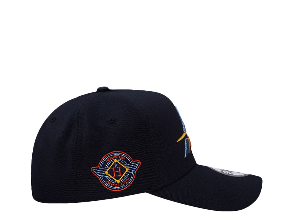 New Era Houston Astros Space City Navy Prime Edition 9Forty A Frame Snapback Gorra