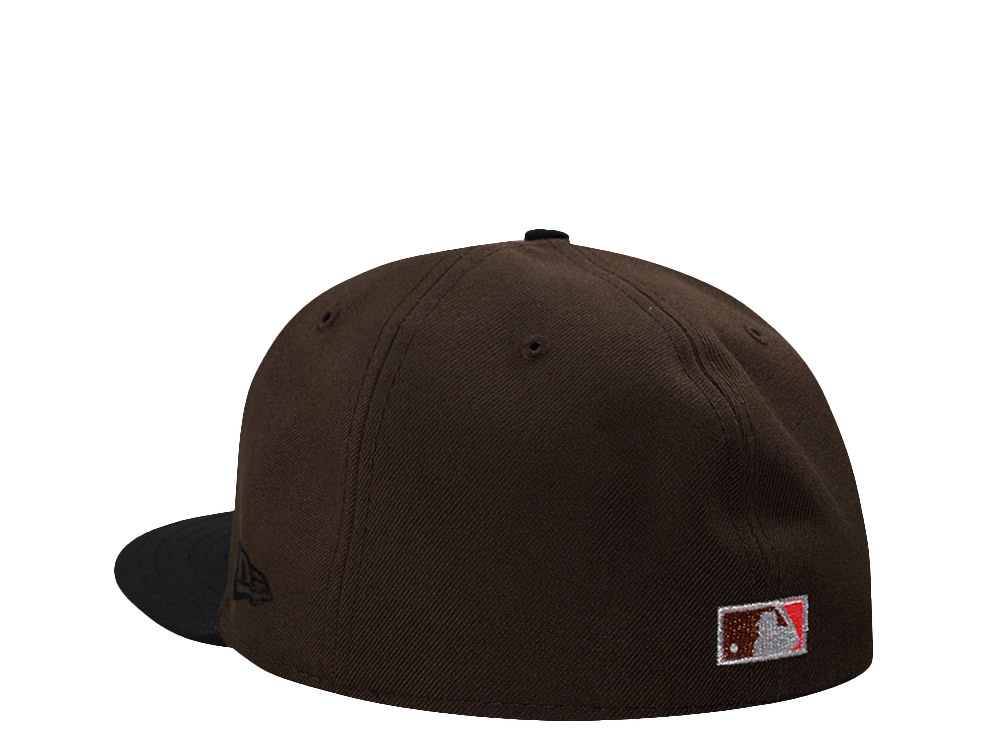 New Era Chicago Cubs Be Alert Walnut Two Tone Edition 59Fifty Fitted Gorra
