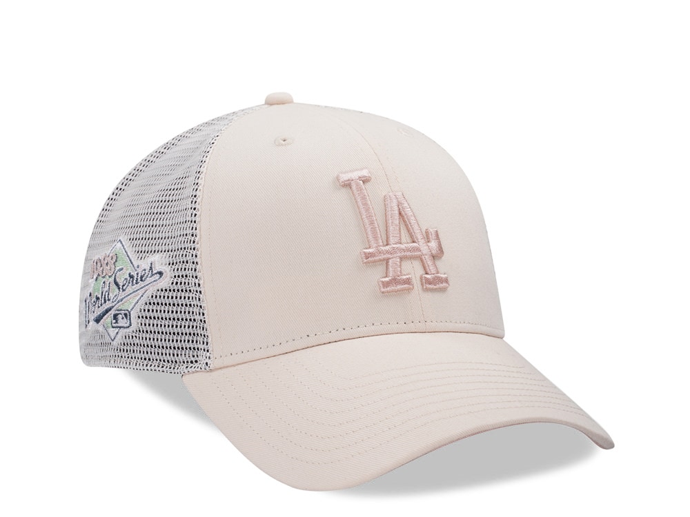 47Brand Los Angeles Dodgers 1988 World Series Cream MVP Trucker Snapback Gorra