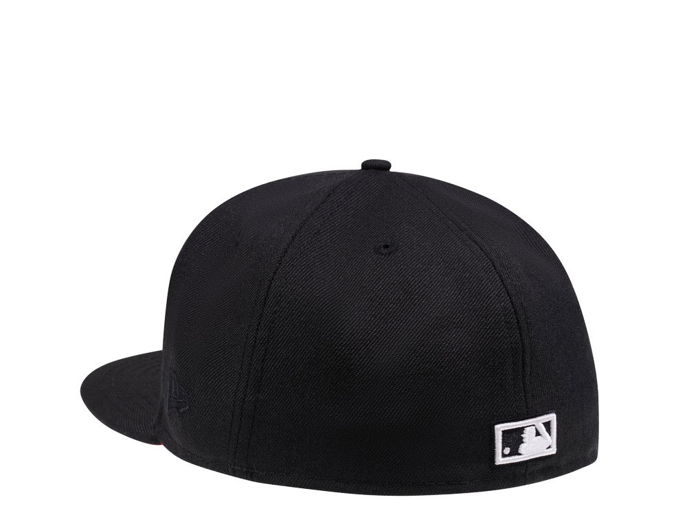 New Era New York Mets Subway Series Black and Red Edition 59Fifty Fitted Gorra