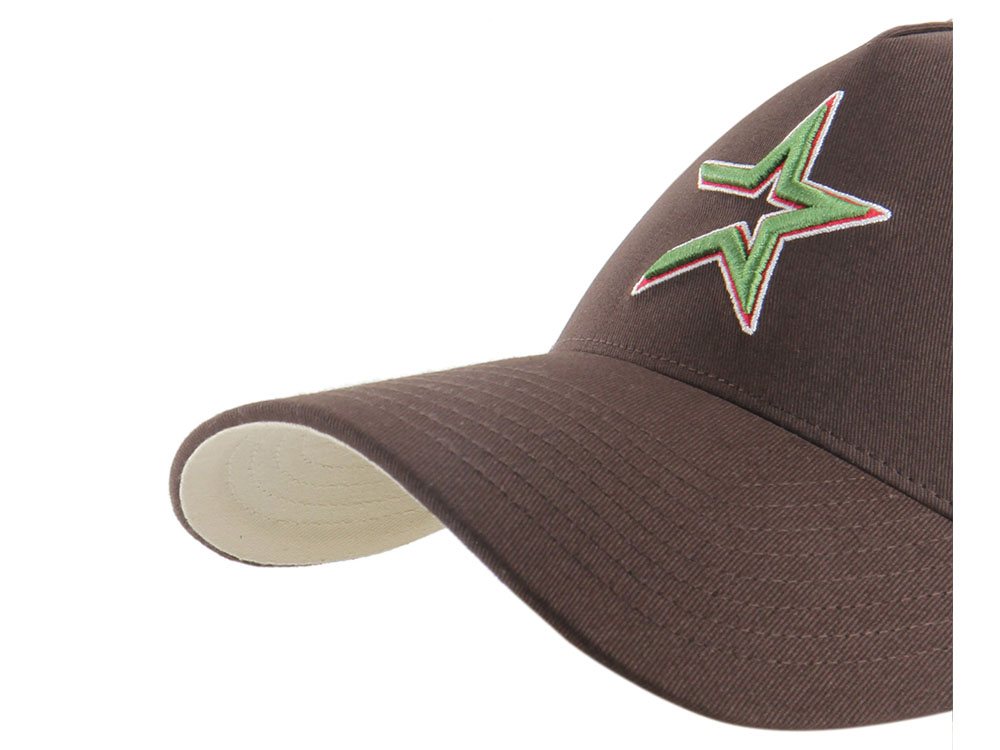 47Brand Houston Astros Cooperstown Brown Edition Hitch Snapback Gorra