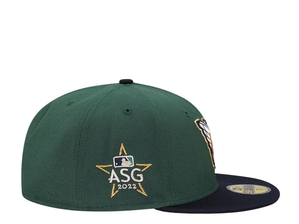 New Era Cleveland Guardians All Star Game 2022 Emerald Gold Two Tone Edition 59Fifty Fitted Gorra
