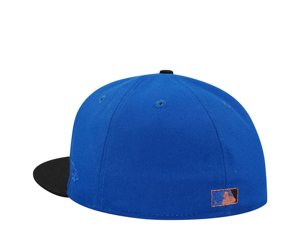 New Era Texas Rangers Arlington Stadium Azure Copper Two Tone Edition 59Fifty Fitted Gorra