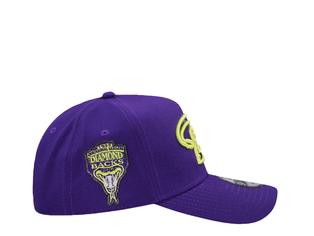 New Era Arizona Diamondbacks Inaugural Season 1998 Purple Prime Edition 9Forty A Frame Snapback Gorra