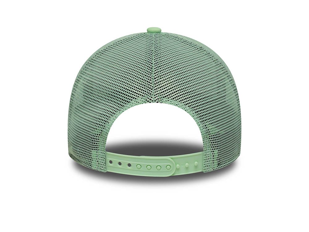 New Era Oval Foam Patch Mint 9Forty A Frame Trucker Snapback Gorra