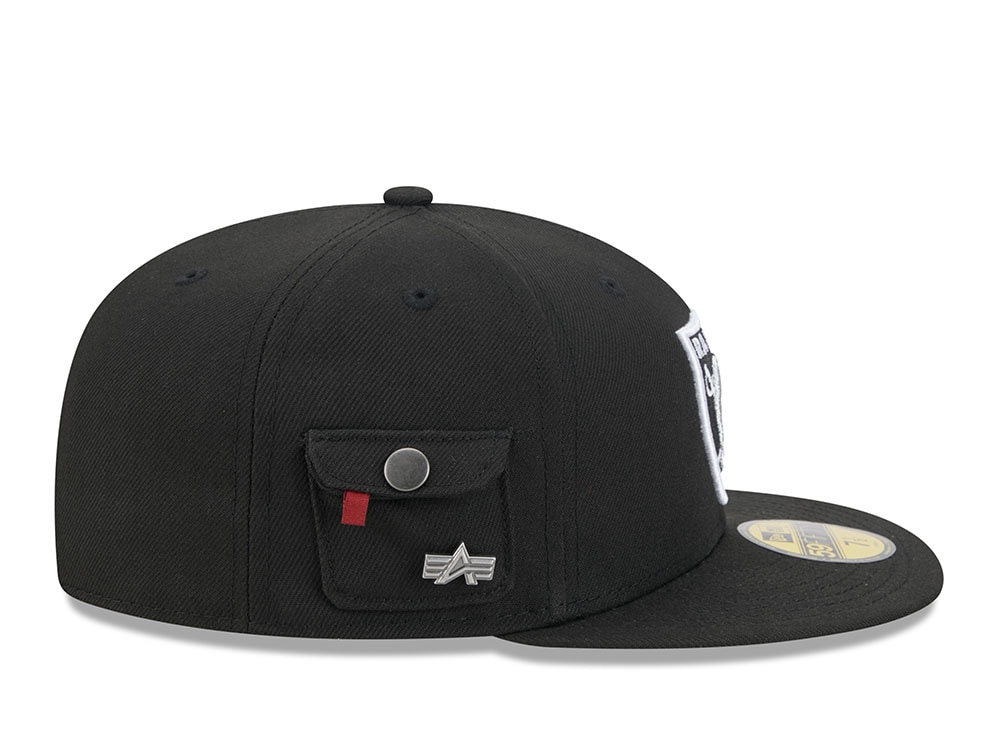 New Era Alpha Industries Las Vegas Raiders Navy Prime Edition 59Fifty Fitted Gorra