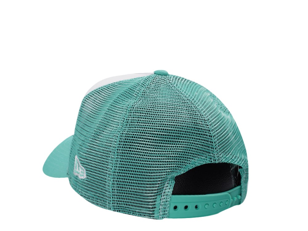 New Era Los Angeles Dodgers Mint White Two Tone Edition 9Forty A Frame Trucker Snapback Gorra