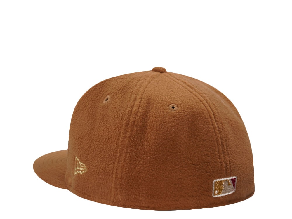 New Era Chicago Cubs Tokyo Series 2025 Fleece Brown Prime Edition 59Fifty Fitted Gorra