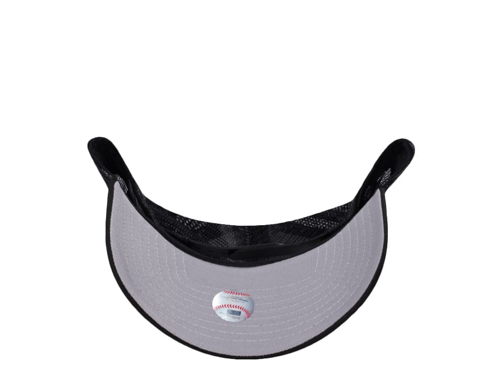 New Era Chicago White Sox Black Metallic Trucker Edition 9Forty A Frame Snapback Gorra