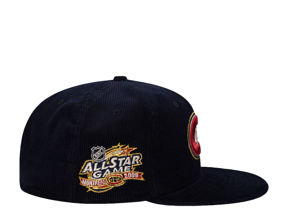 New Era Montreal Canadiens All Star Game 2009 Navy Corduroy Prime Edition 59Fifty Fitted Gorra