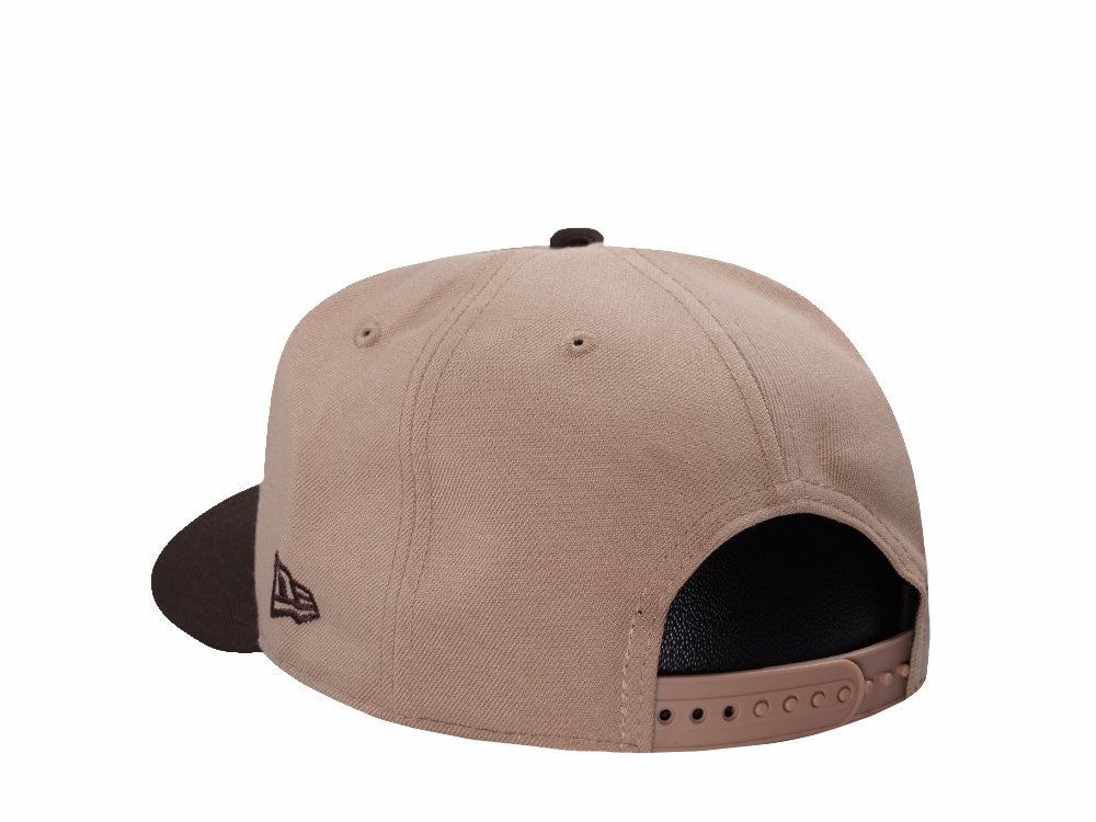 New Era Texas Rangers 40th Anniversary Camel Two Tone Edition 9Fifty A Frame Snapback Gorra
