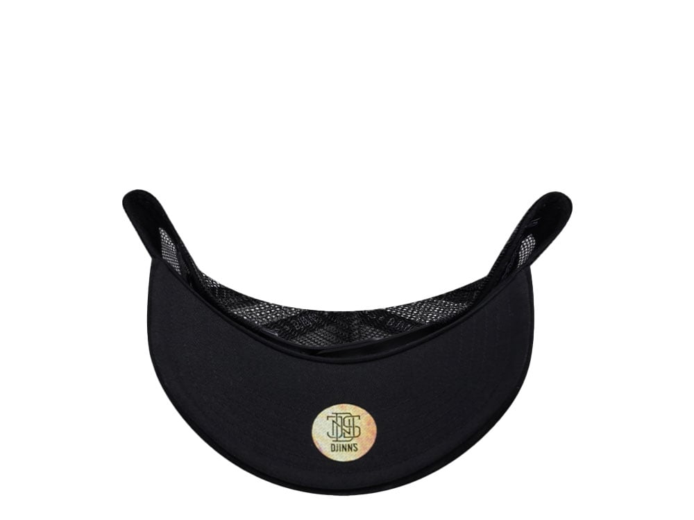 Djinns Do Nothing Club Suede Black Trucker Snapback Gorra
