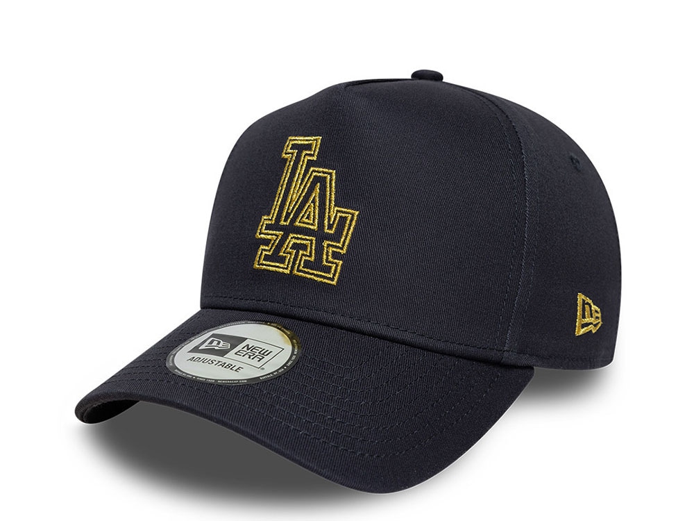 New Era Los Angeles Dodgers Metallic Outline Navy Prime Edition 9Forty A Frame Snapback Gorra