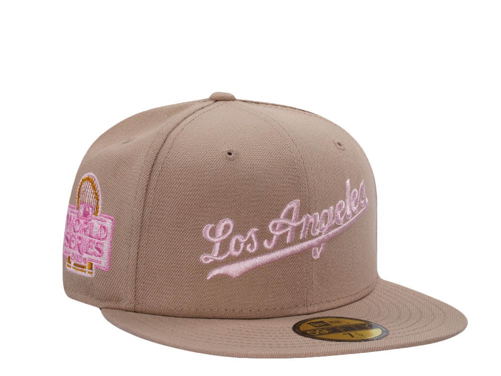 New Era Los Angeles Dodgers World Series 2024 Camel Prime Edition 59Fifty Fitted Gorra