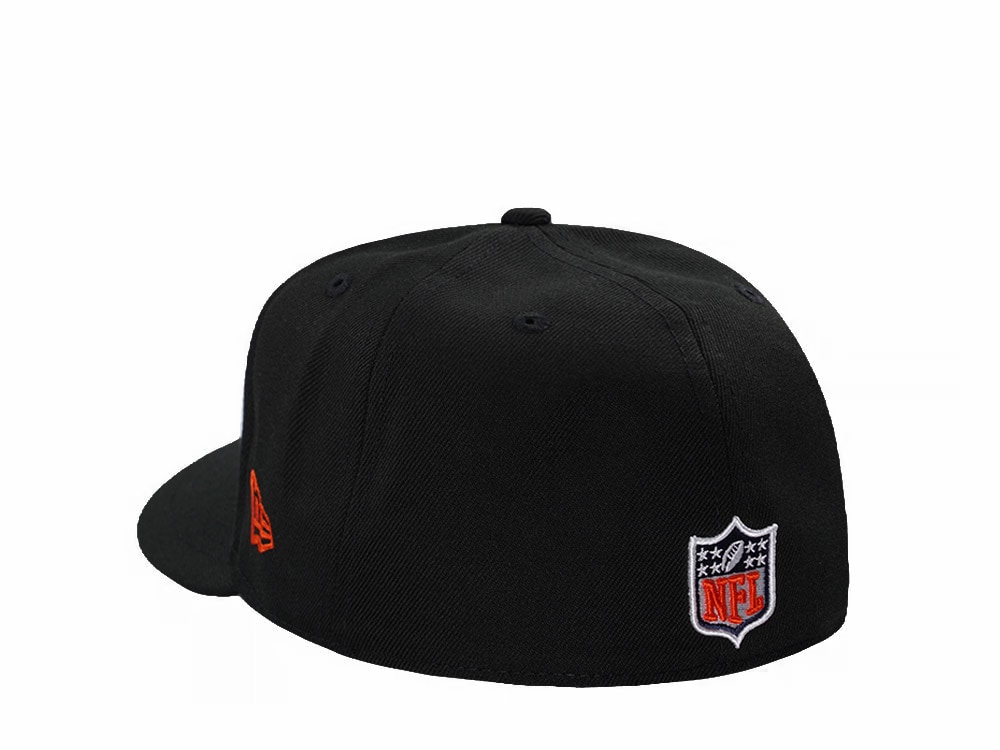 New Era Chicago Bears Black Classic Edition Pre Curved 59Fifty Fitted Gorra